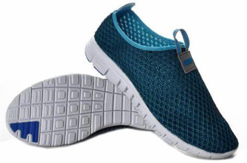 KENSBUY Men's Lightweight Slip on Mesh Shoes Quick Drying Aqua Water Shoes Athletic Sport Walking Sneaker